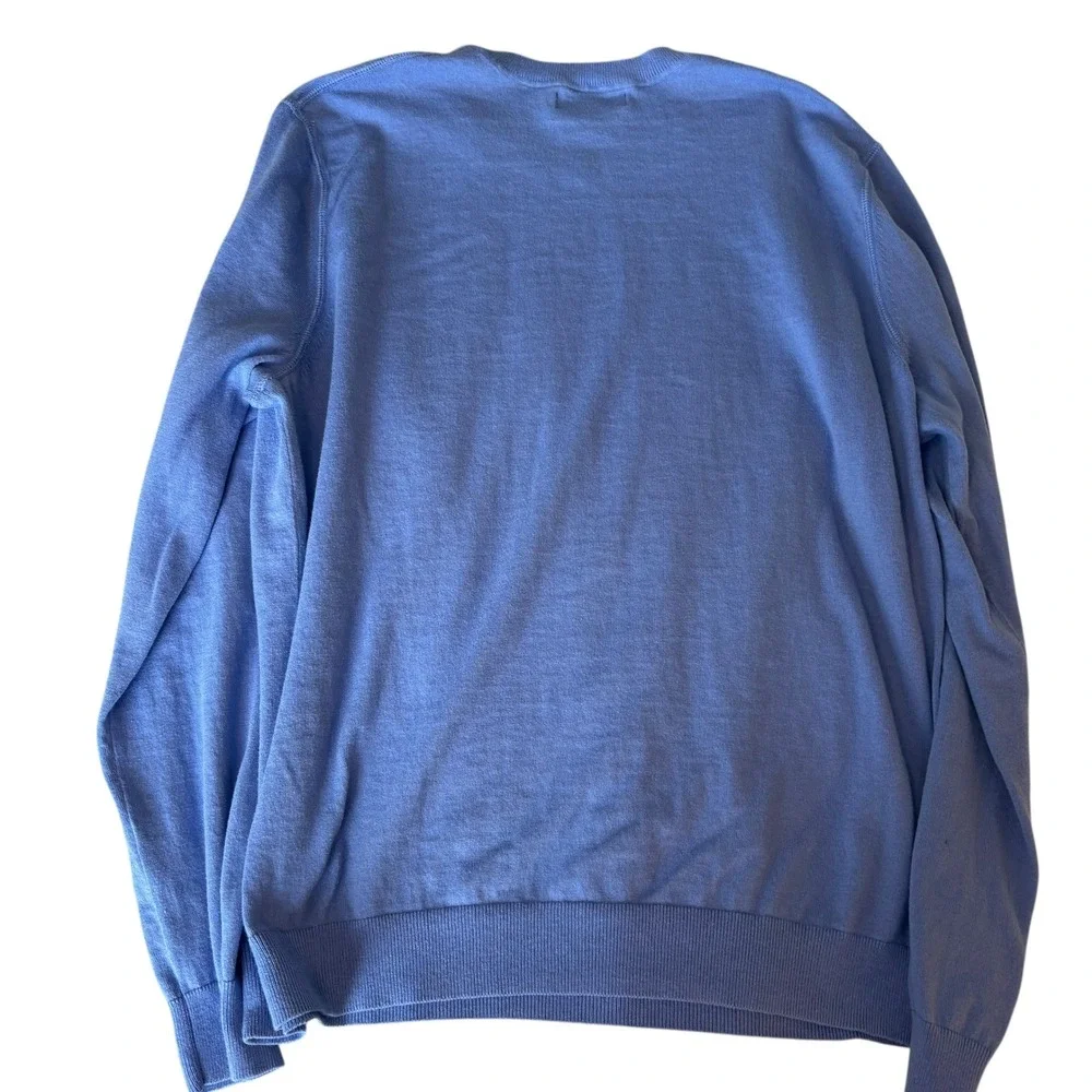 Banana Republic Cotton Cashmere Crew Neck Sweater Mens‎ Light Blue Size L